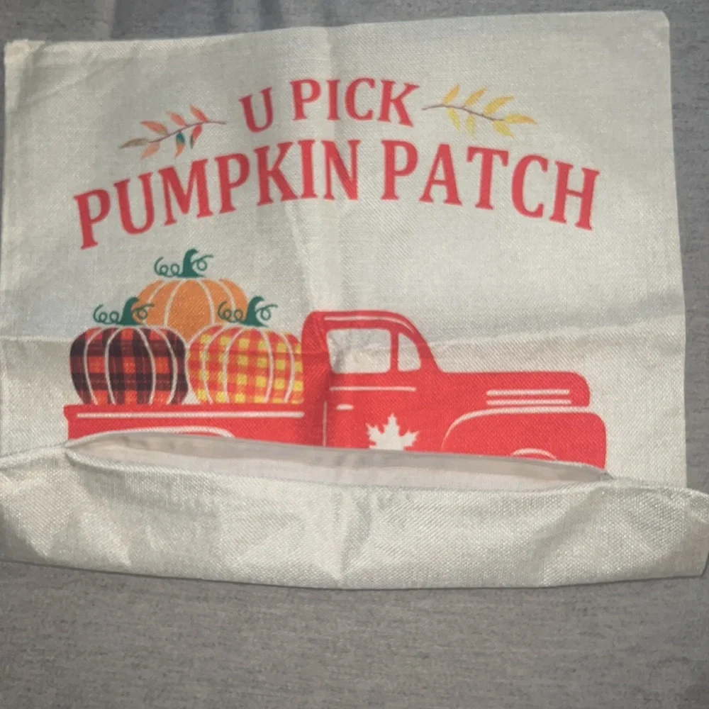 Fall Farmhouse Decor Pillow Cover 18x18 Inch - Picture 3 of 3